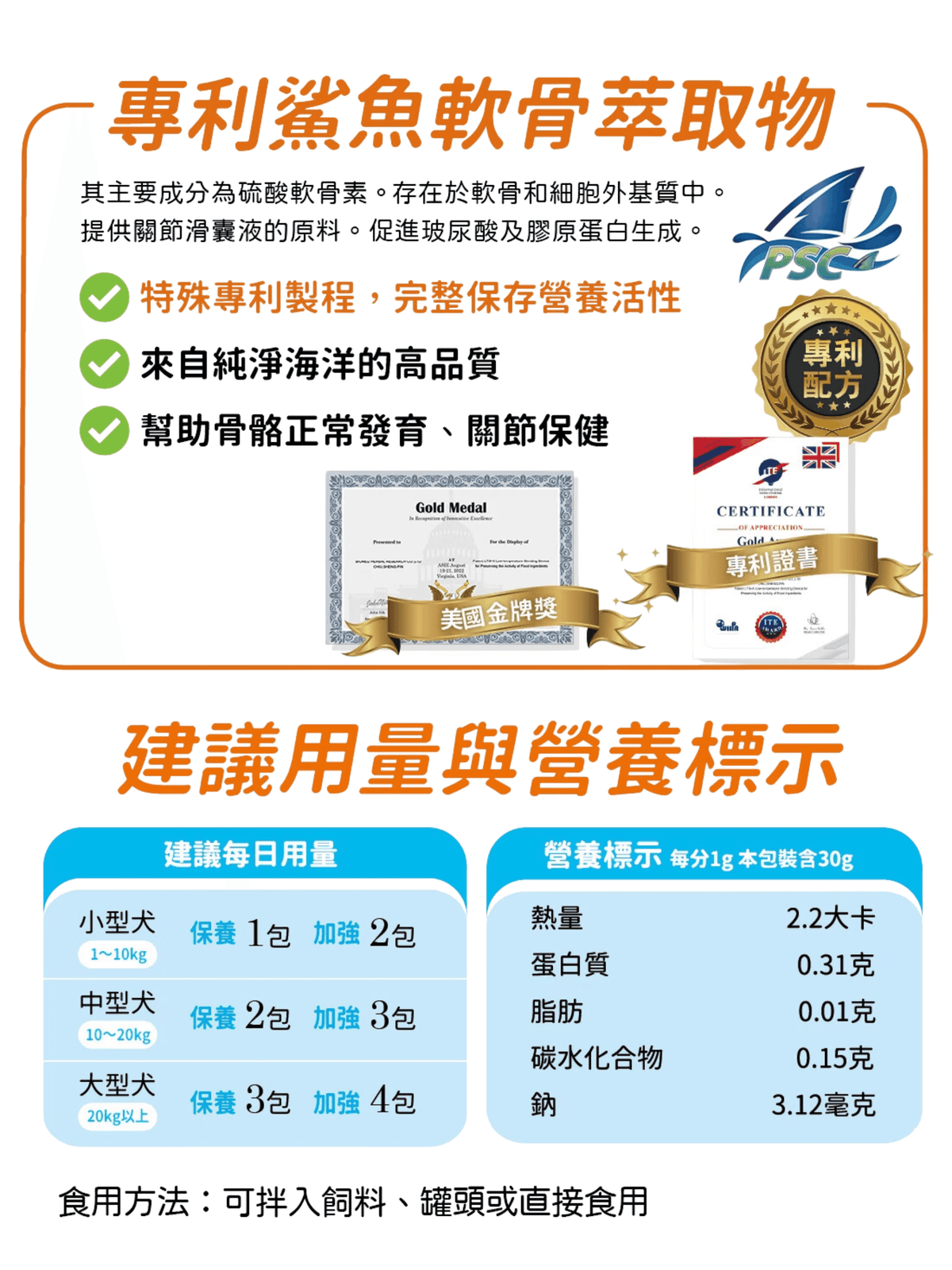 可蒂毛毛|維骨肽EX 加強版 狗狗適用 - RUFF & FETCH