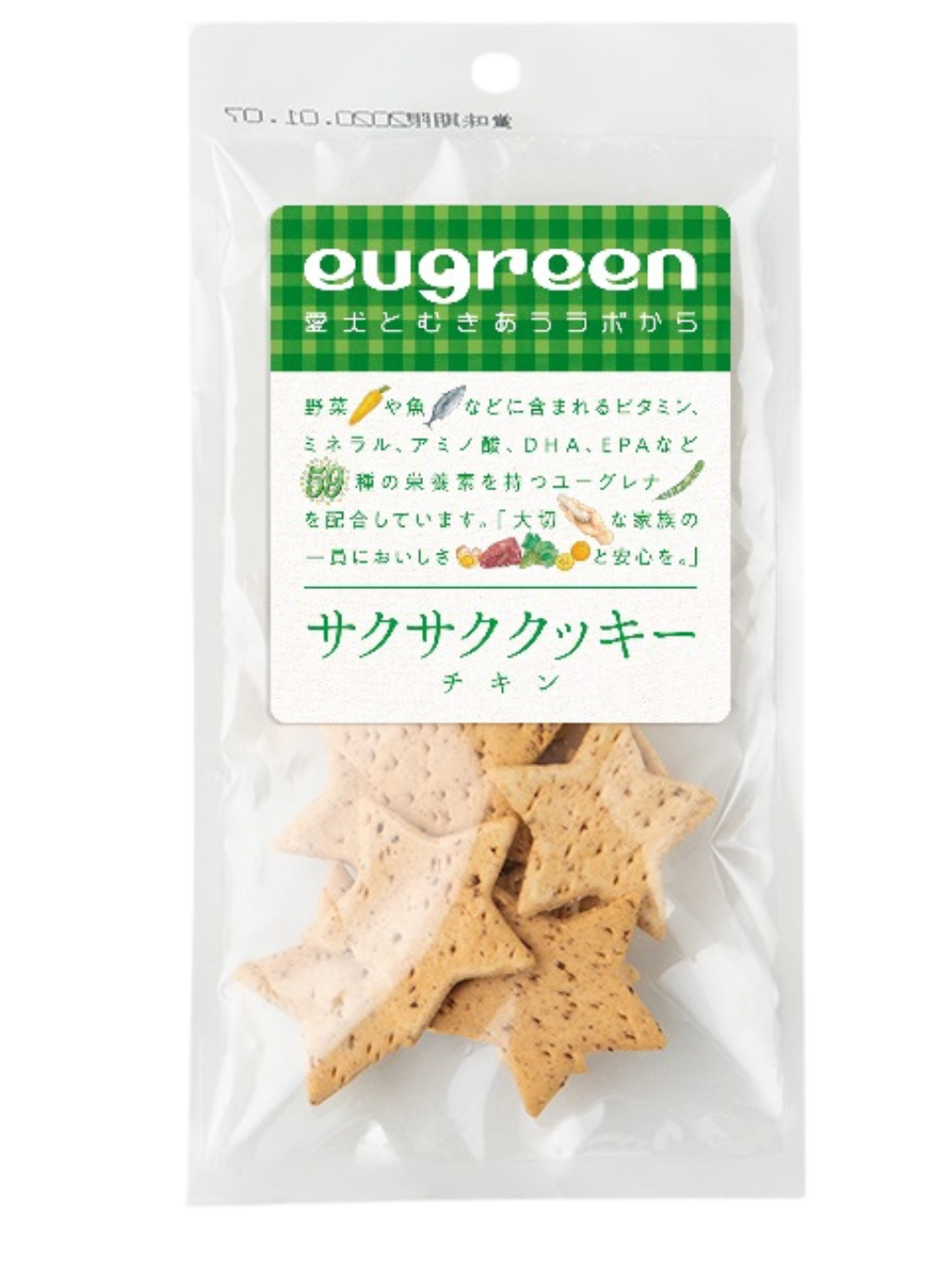 Eugreen｜健康零食 Sakusaku Cookie (雞肉味) 30g