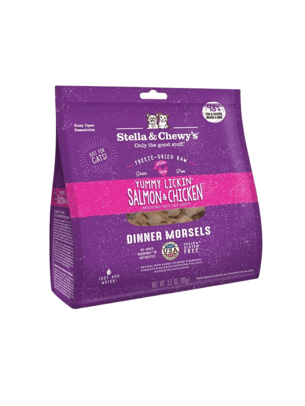 Stella & Chewy's | 凍乾生肉貓咪主糧 舔舌之選(三文魚及雞肉配方) - RUFF & FETCH