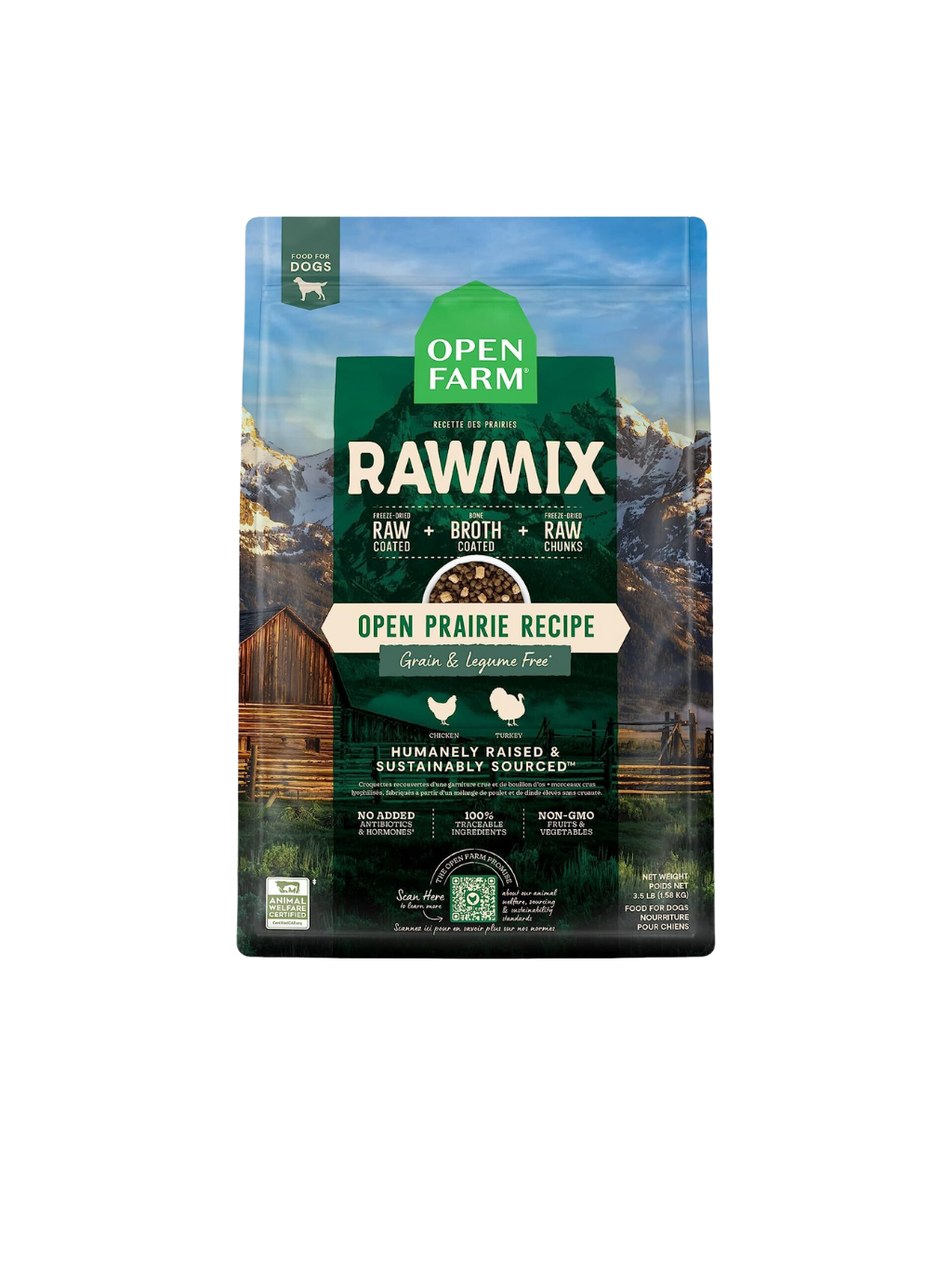 OPEN FARM | RAWMIX 原始穀物草原風味狗糧