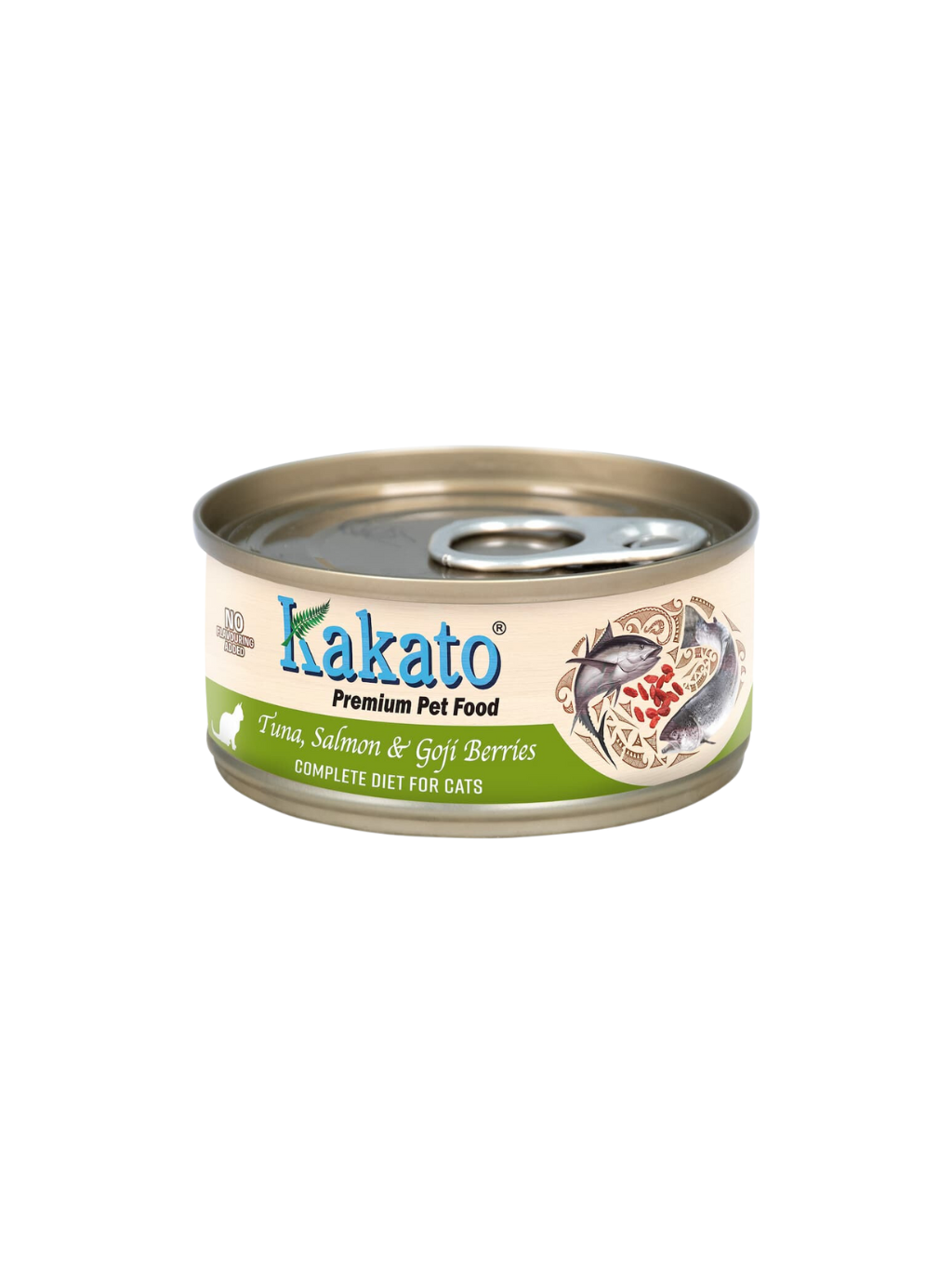 Kakato | 全營養貓罐 吞拿魚、三文魚、杞子 70g