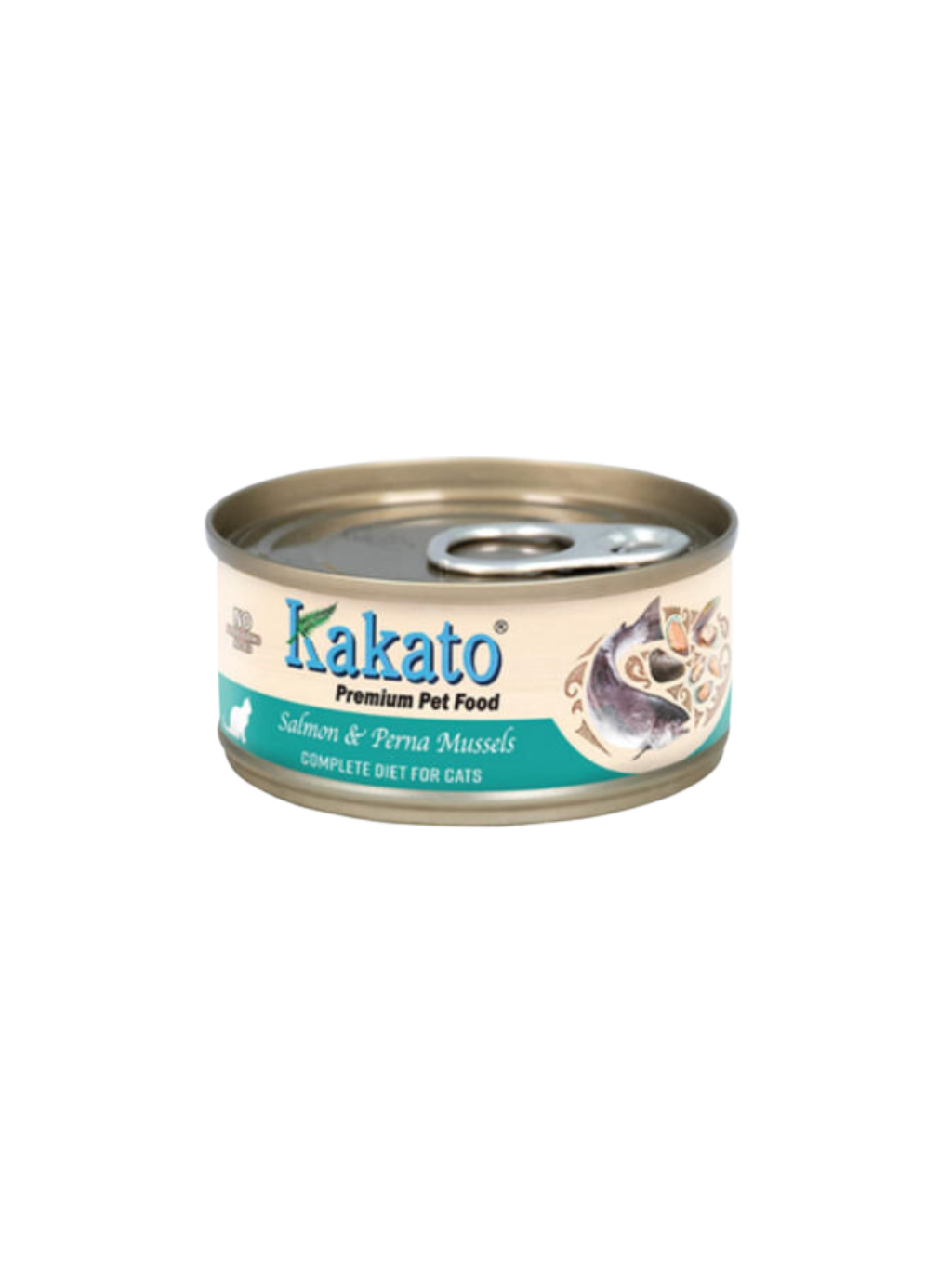 Kakato | 全營養貓罐 三文魚、翡翠貽貝