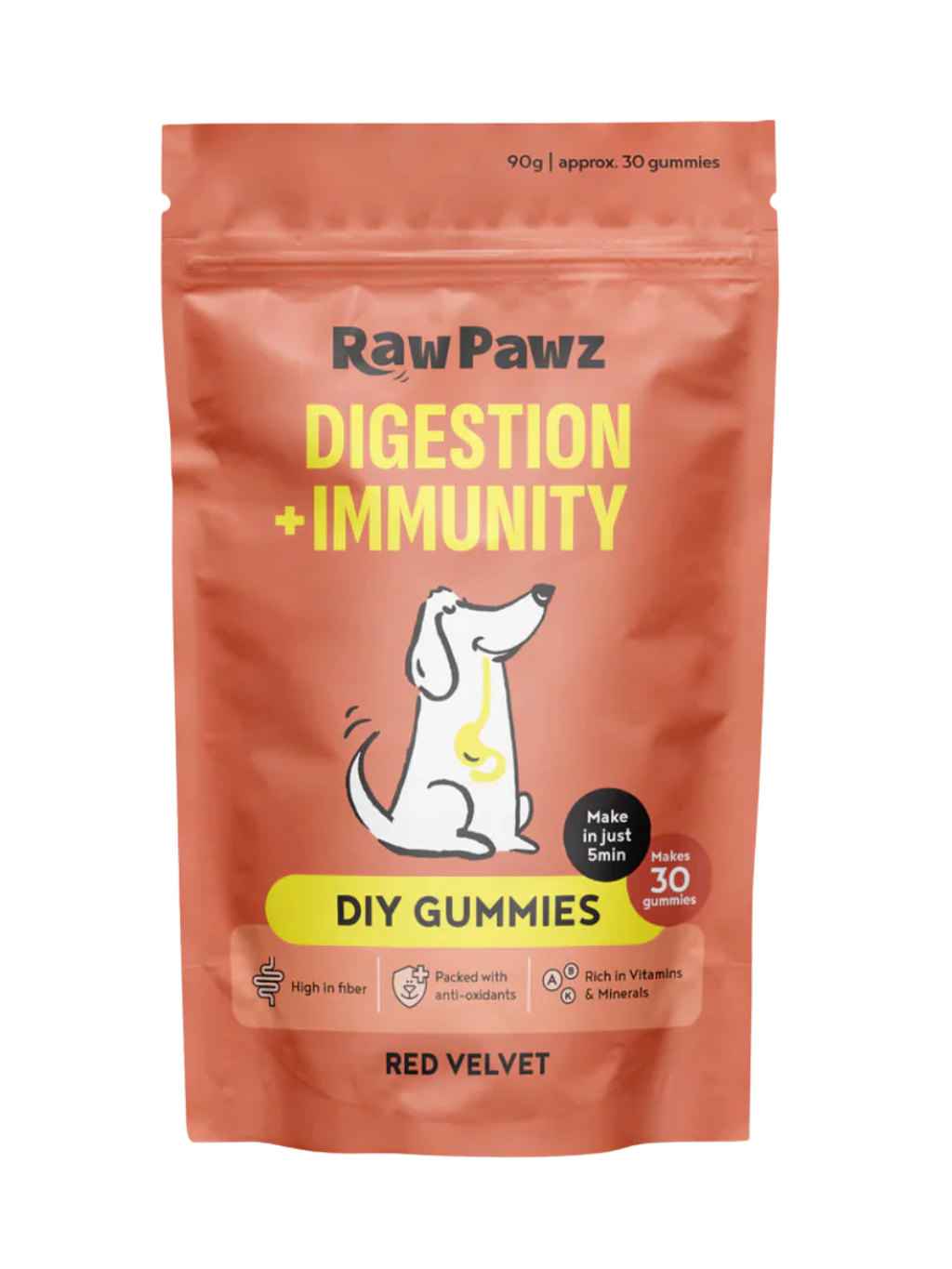 Raw Pawz | 紅絲絨啫喱粉