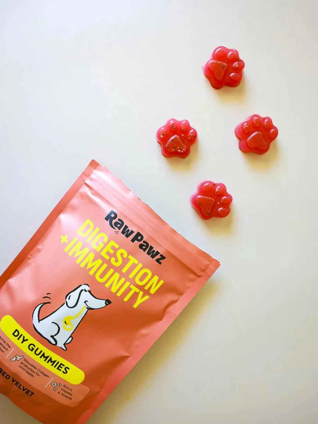 Raw Pawz | 紅絲絨啫喱粉