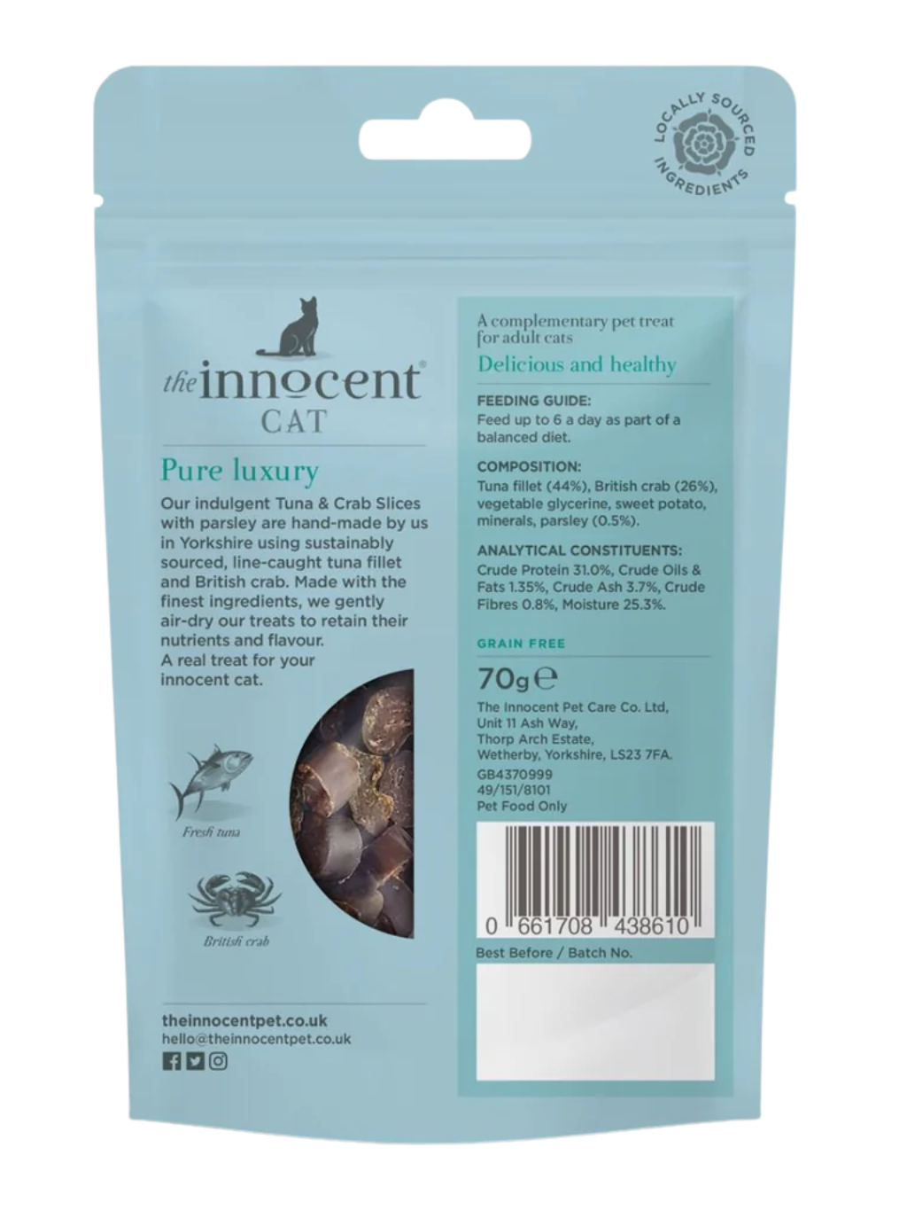 The Innocent Hound | 吞拿魚及蟹粒 貓貓風乾小食