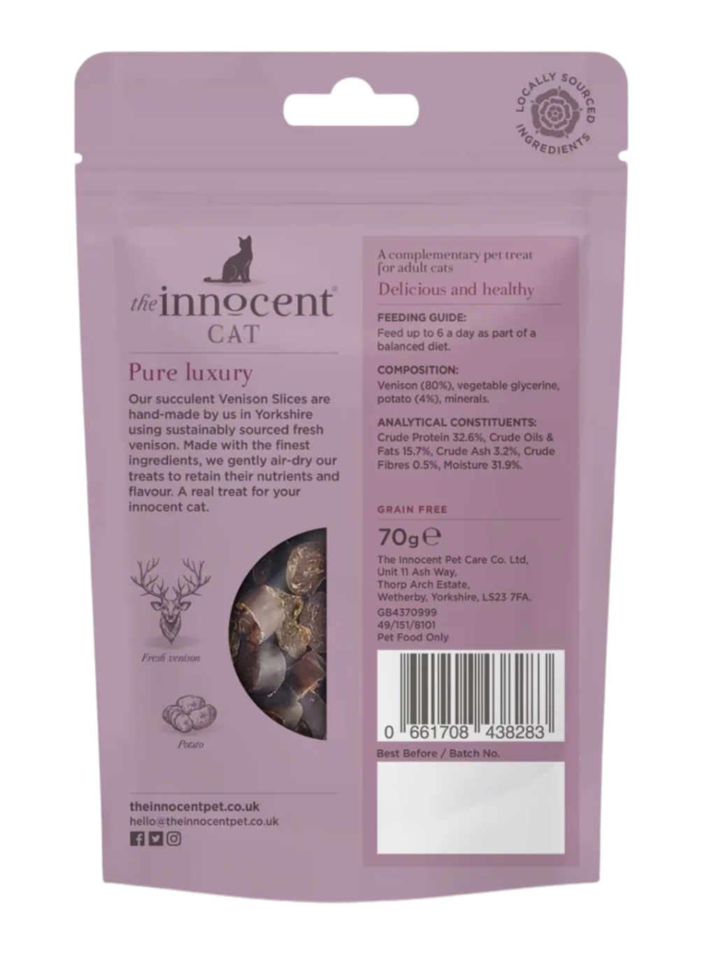 The Innocent Hound | 鹿肉片 貓貓風乾小食