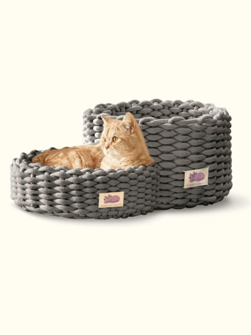 Fidotail | 貓咪安睡針織籃 - RUFF & FETCH