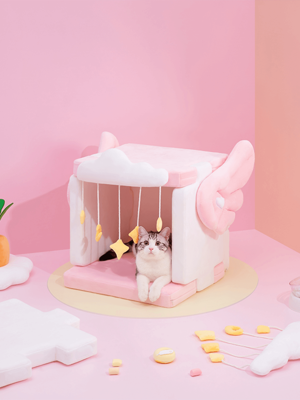 Supwow 寵物窩 + 搖搖腳 bundle - RUFF & FETCH
