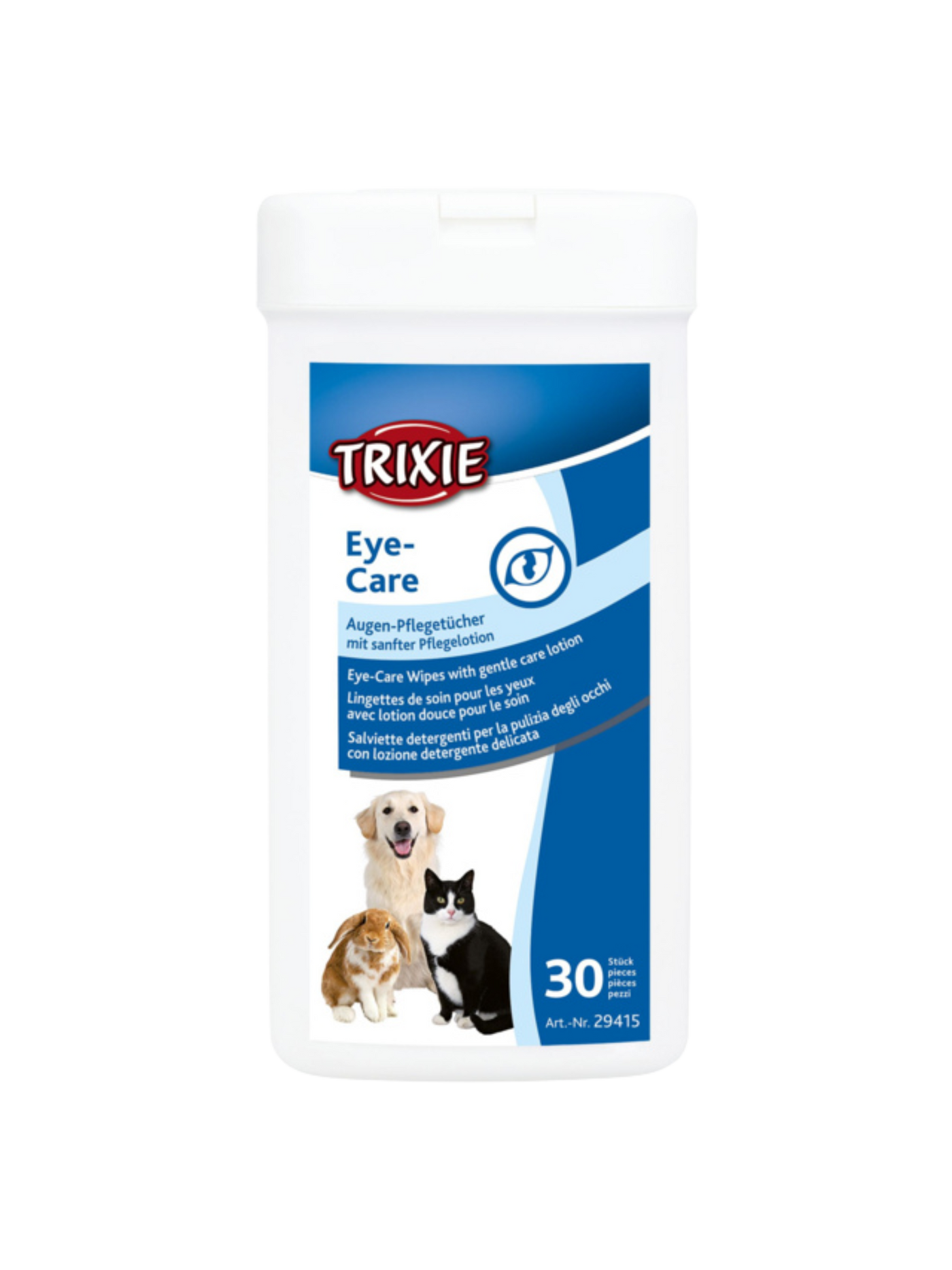 Trixie | 寵物眼部清潔濕紙巾（30片）