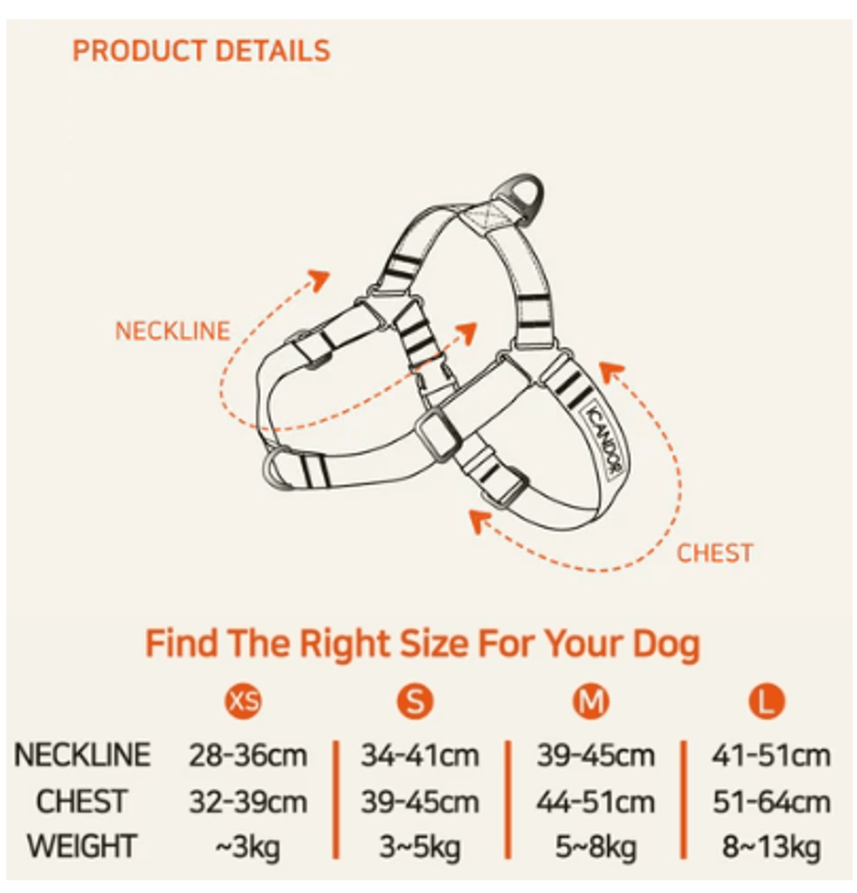 iCandor | No-Pull 防拉扯狗狗胸帶 - RUFF & FETCH