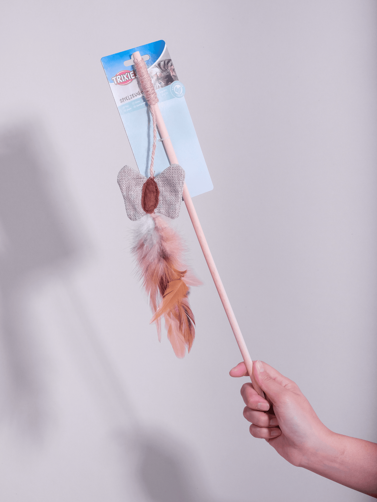 Trixie | 棉麻羽毛逗貓棒 - RUFF & FETCH