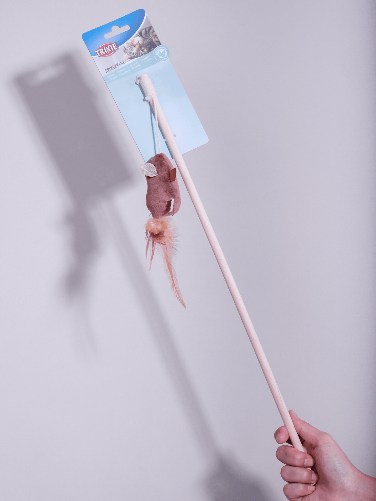 Trixie | 棉麻羽毛逗貓棒 - RUFF & FETCH
