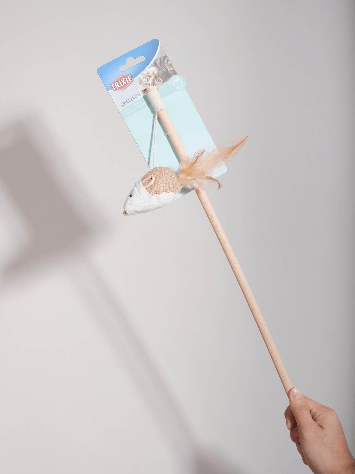 Trixie | 棉麻羽毛逗貓棒 - RUFF & FETCH