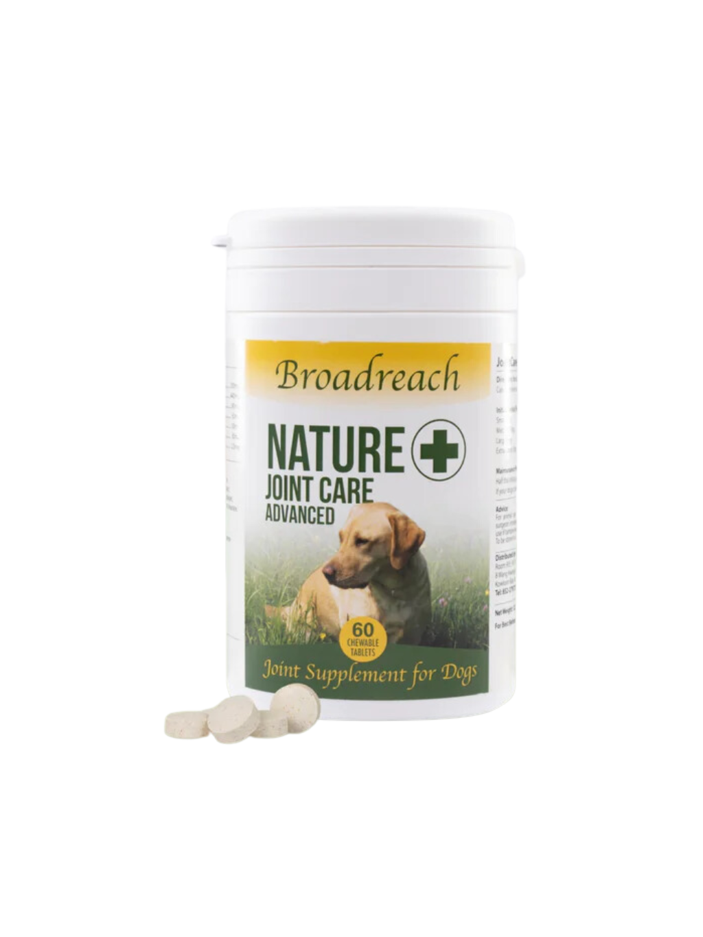 Broadreach Nature+ | 關節保健抗氧化膠囊 10kg 以上 狗狗用 60pcs