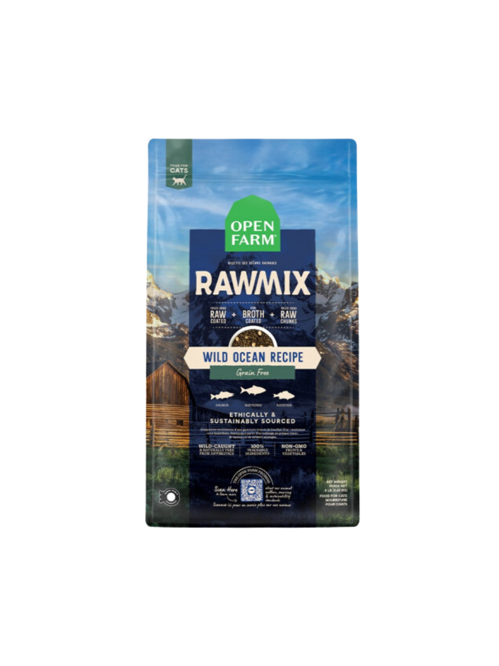 OPEN FARM | RAWMIX 無穀物海洋風味貓糧