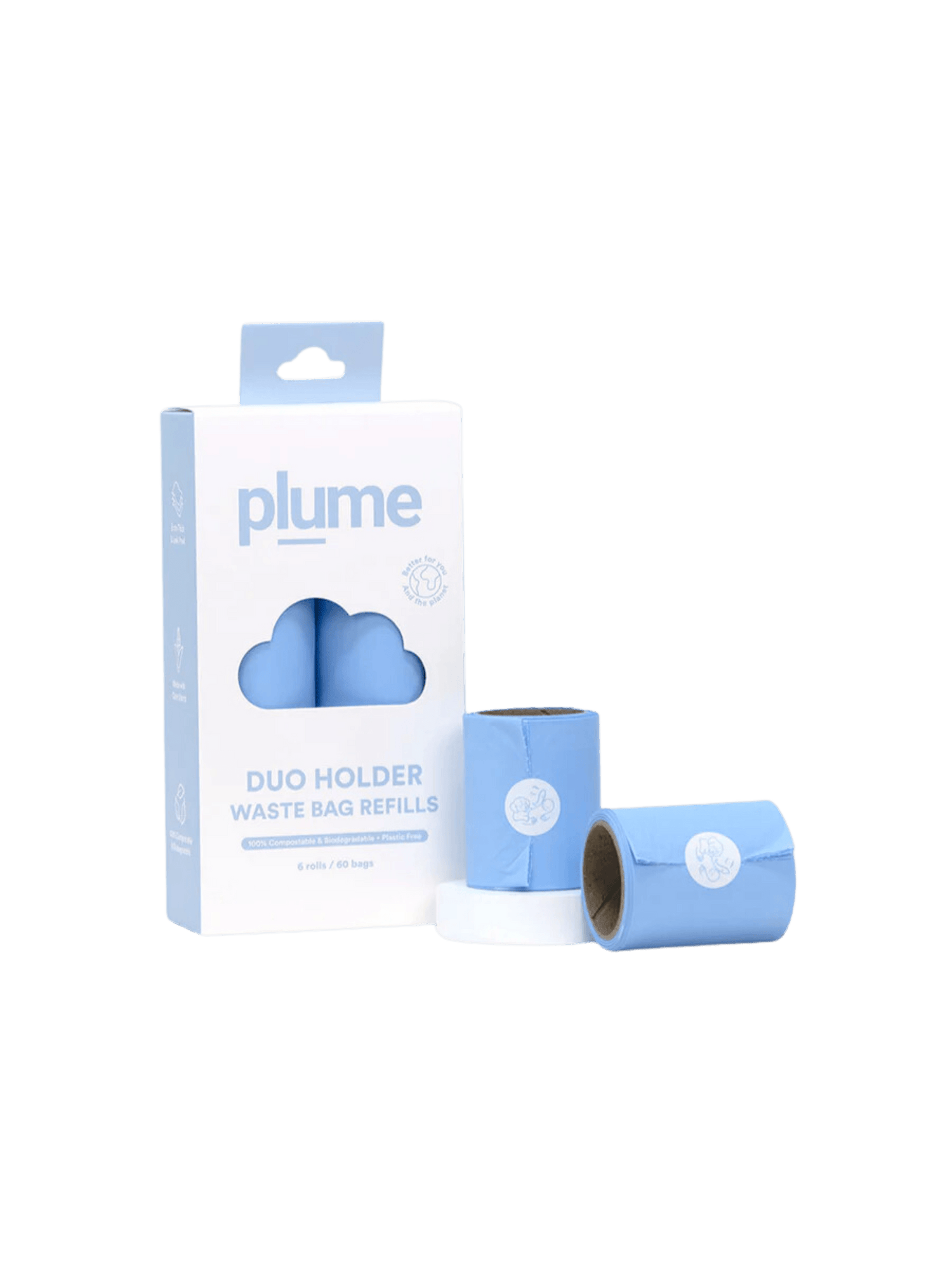Plume｜Duo 專用便便袋 60個 - RUFF & FETCH