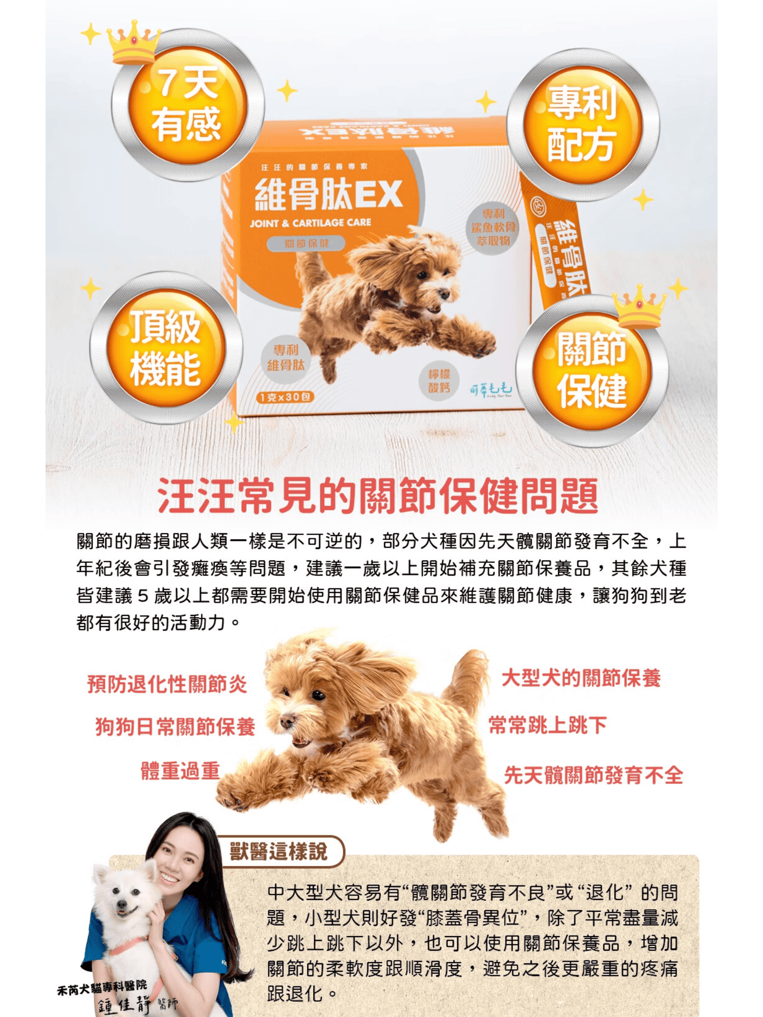 可蒂毛毛｜維骨肽EX 狗狗適用 - RUFF & FETCH