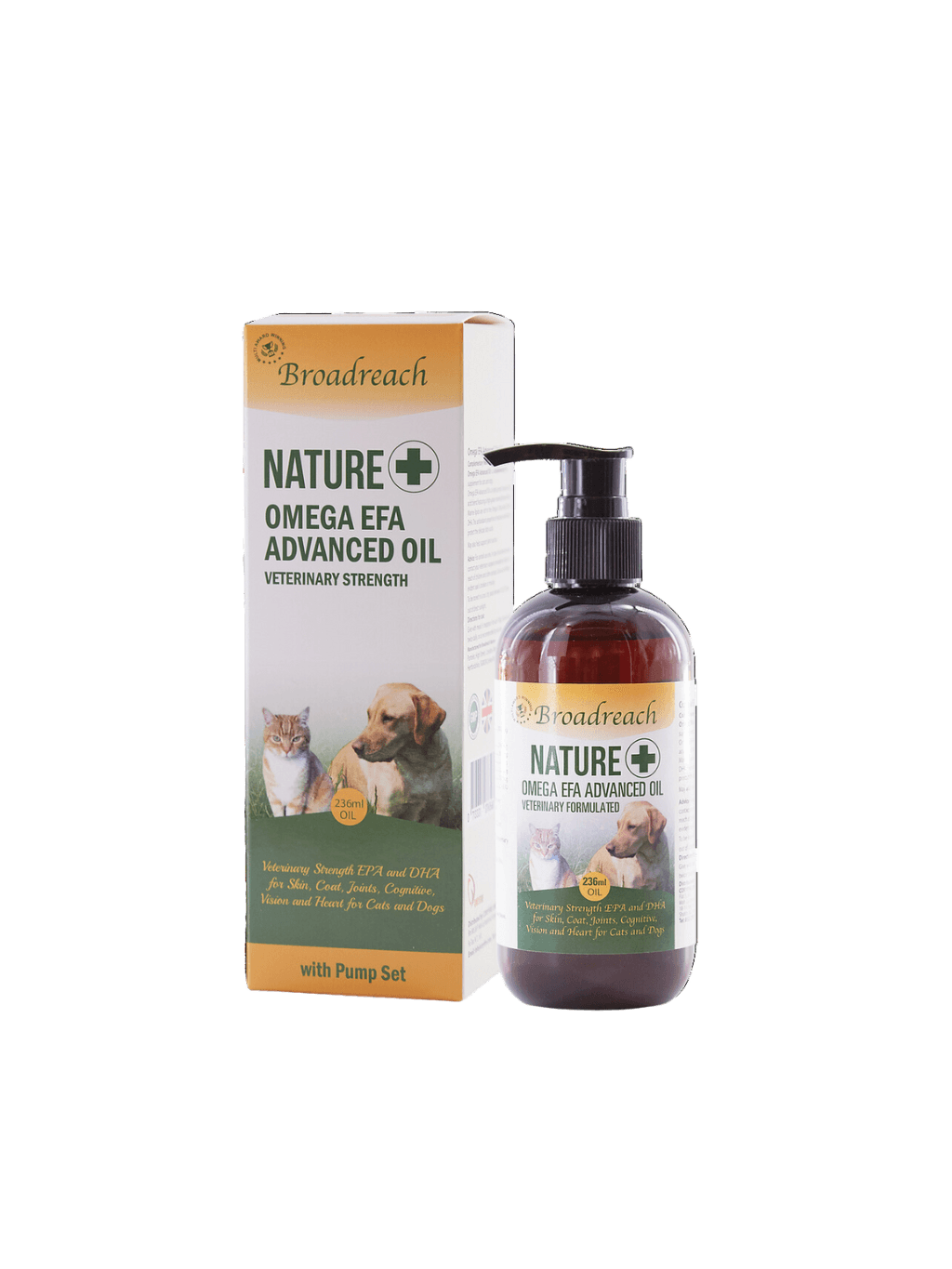 Broadreach Nature+ | 整體毛髮皮膚管理天然冷壓 EFA 魚油 236ml