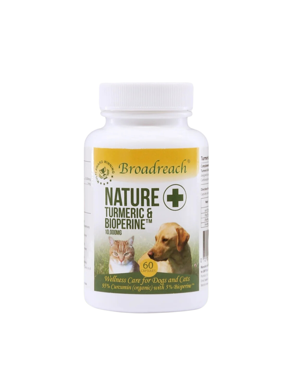 Broadreach Nature+ | 抗炎消腫薑黃及維生素膠囊 貓狗用60pcs