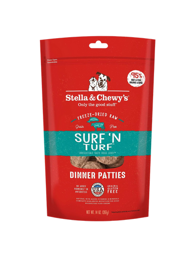 Stella & Chewy's | 凍乾生肉狗狗主糧 海陸佳肴（牛肉及三文魚肉配方）