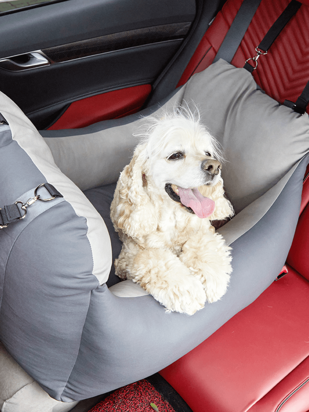 Barbichon | 優質寵物汽車座椅 豪華版 - RUFF & FETCH