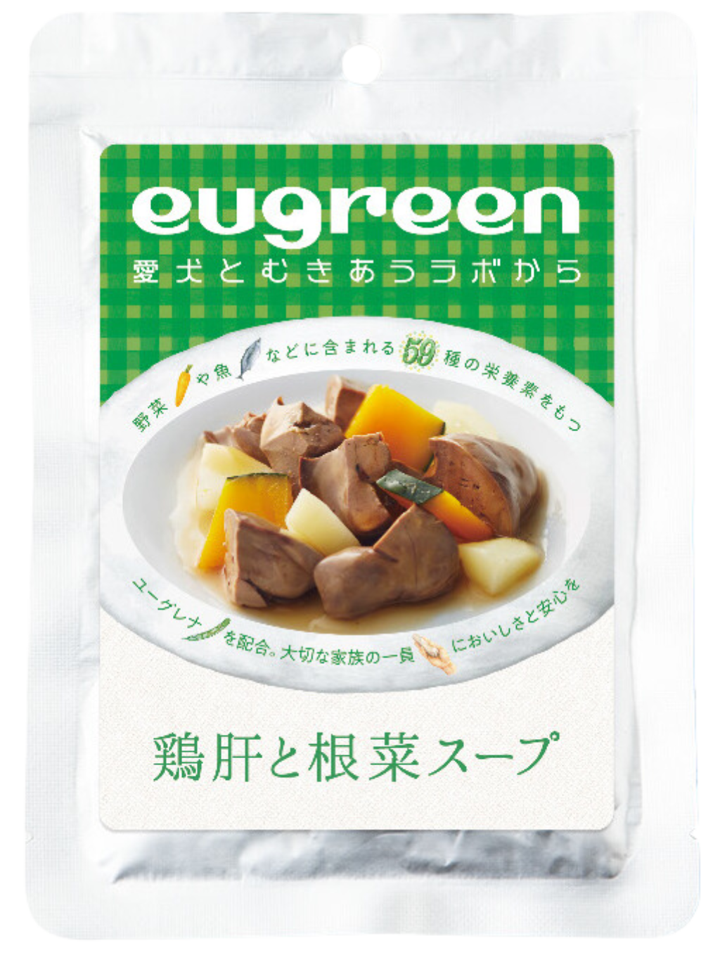 Eugreen｜狗狗小菜濕糧 雞肝雜菜湯 100g