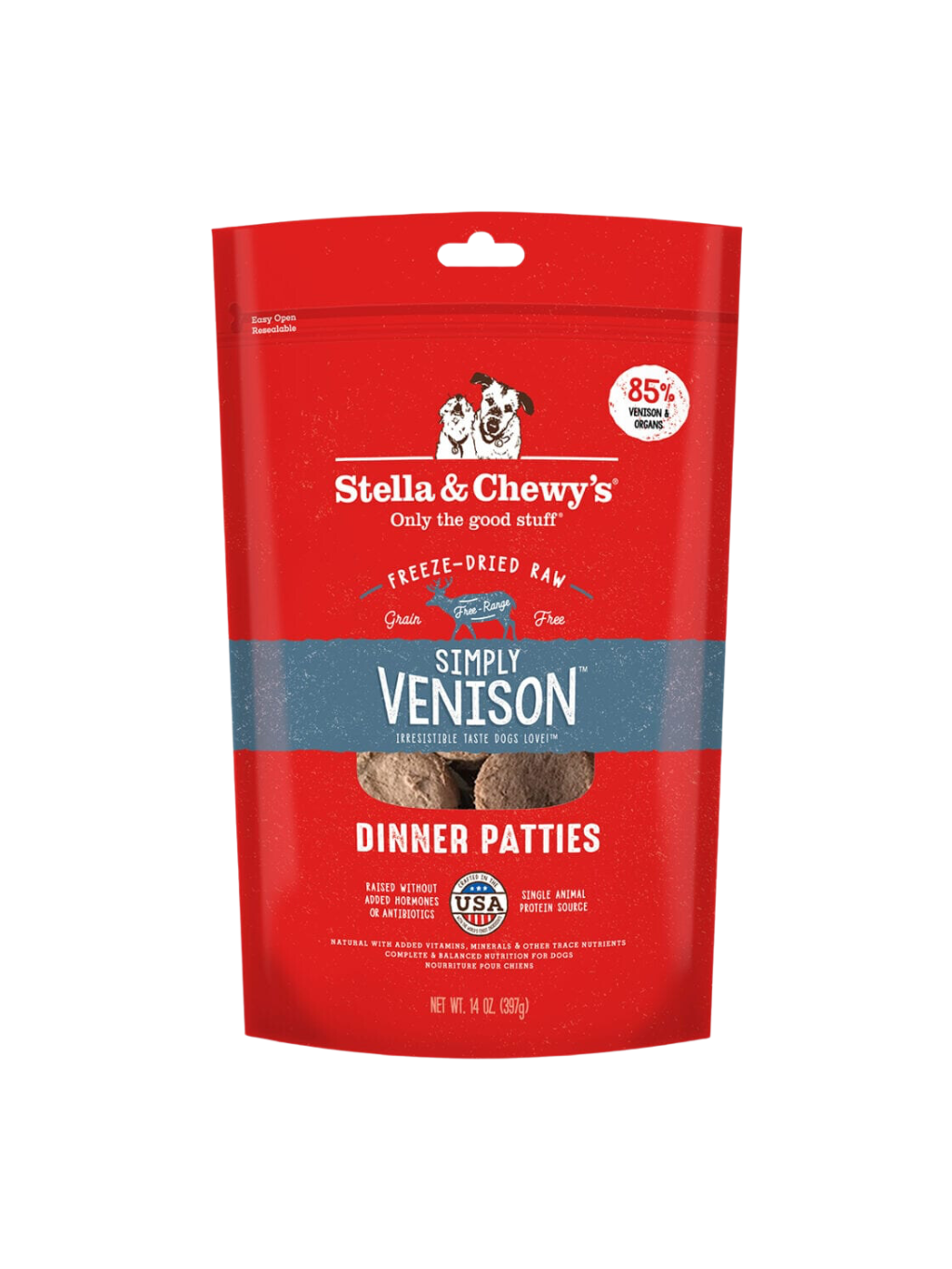 Stella & Chewy's | 凍乾生肉狗狗主糧 單一蛋白-鹿肉配方