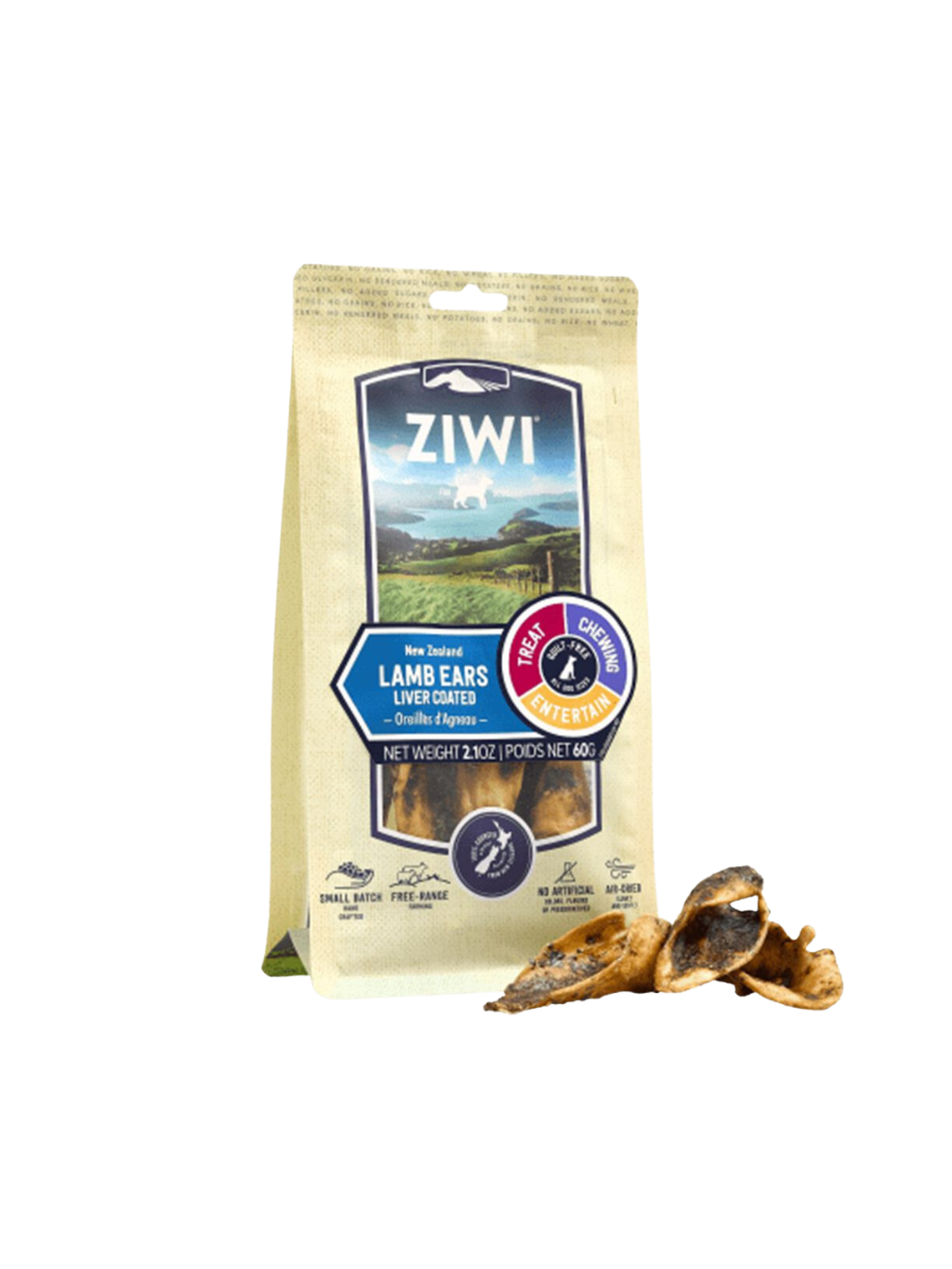 ZIWI Peak | ⾵乾潔⽛⻣系列 羊耳(60g)