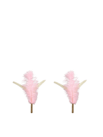 Catwant | 三叉粉紅鴕鳥羽毛 替換裝2支 - RUFF & FETCH
