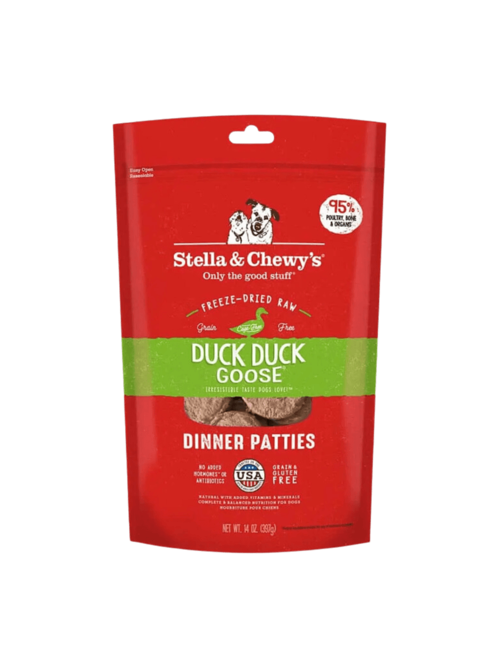 Stella & Chewy's | 凍乾生肉狗狗主糧 鴨朋鵝友（鴨肉及鵝肉配方） - RUFF & FETCH