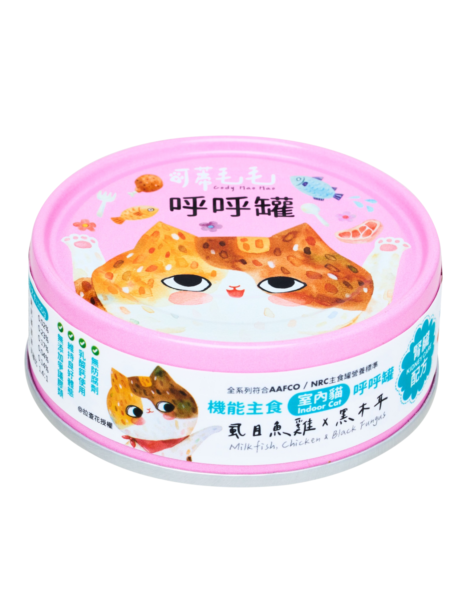 可蒂毛毛｜呼呼罐 虱目魚雞 & 黑木耳【腎臟配方】