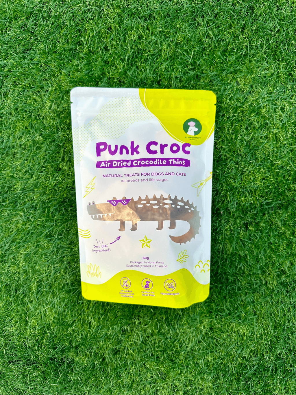 Puppermint | 風乾鱷魚脆脆 60g - RUFF & FETCH