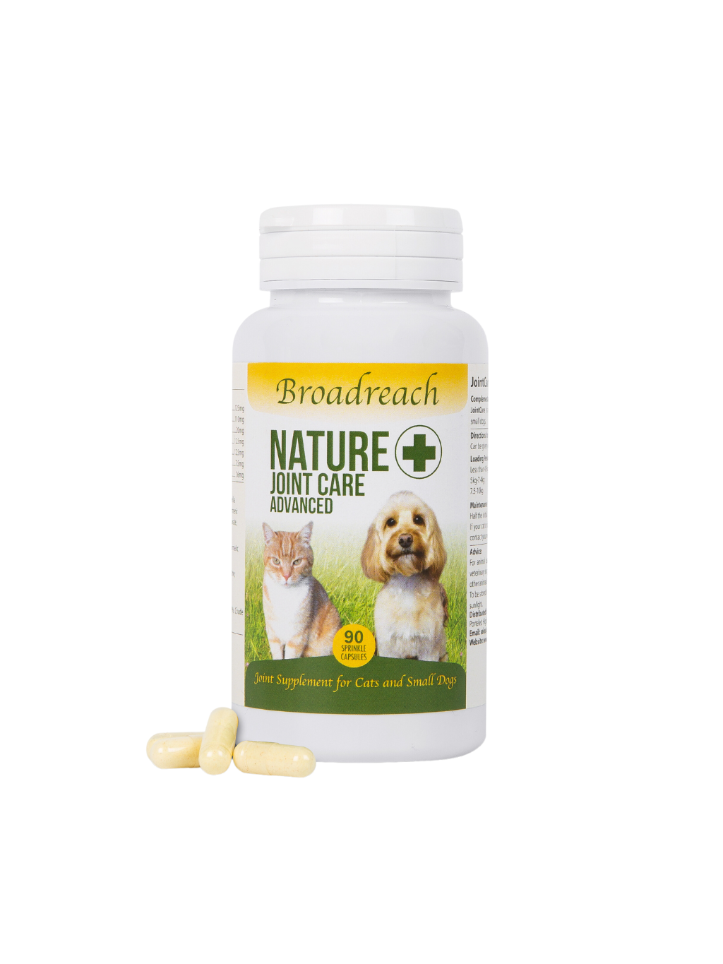 Broadreach Nature+ | 關節保健抗氧化膠囊 10kg 以下 貓狗用 90pcs