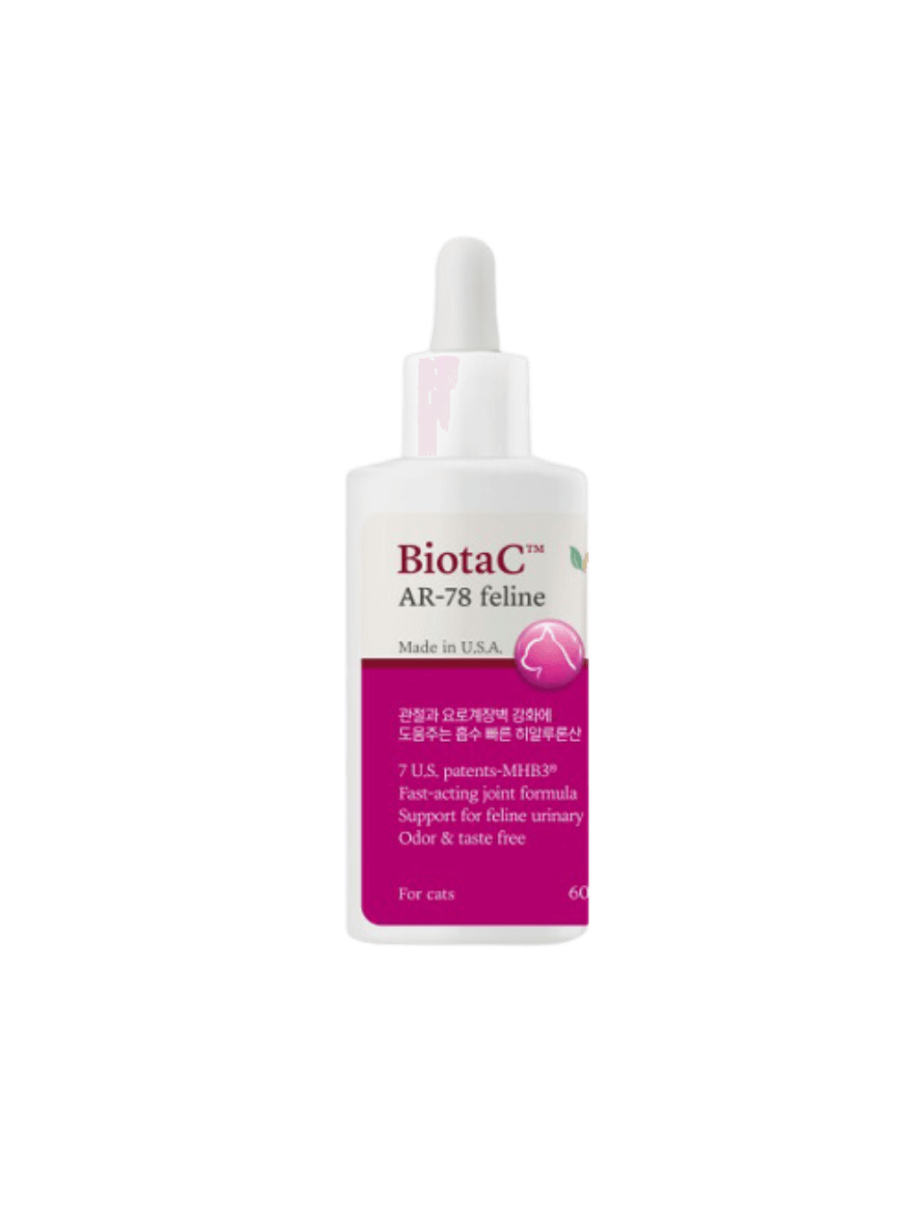 Signatureby | Biotac AR78 貓關節及尿道營養劑 60ml - RUFF & FETCH