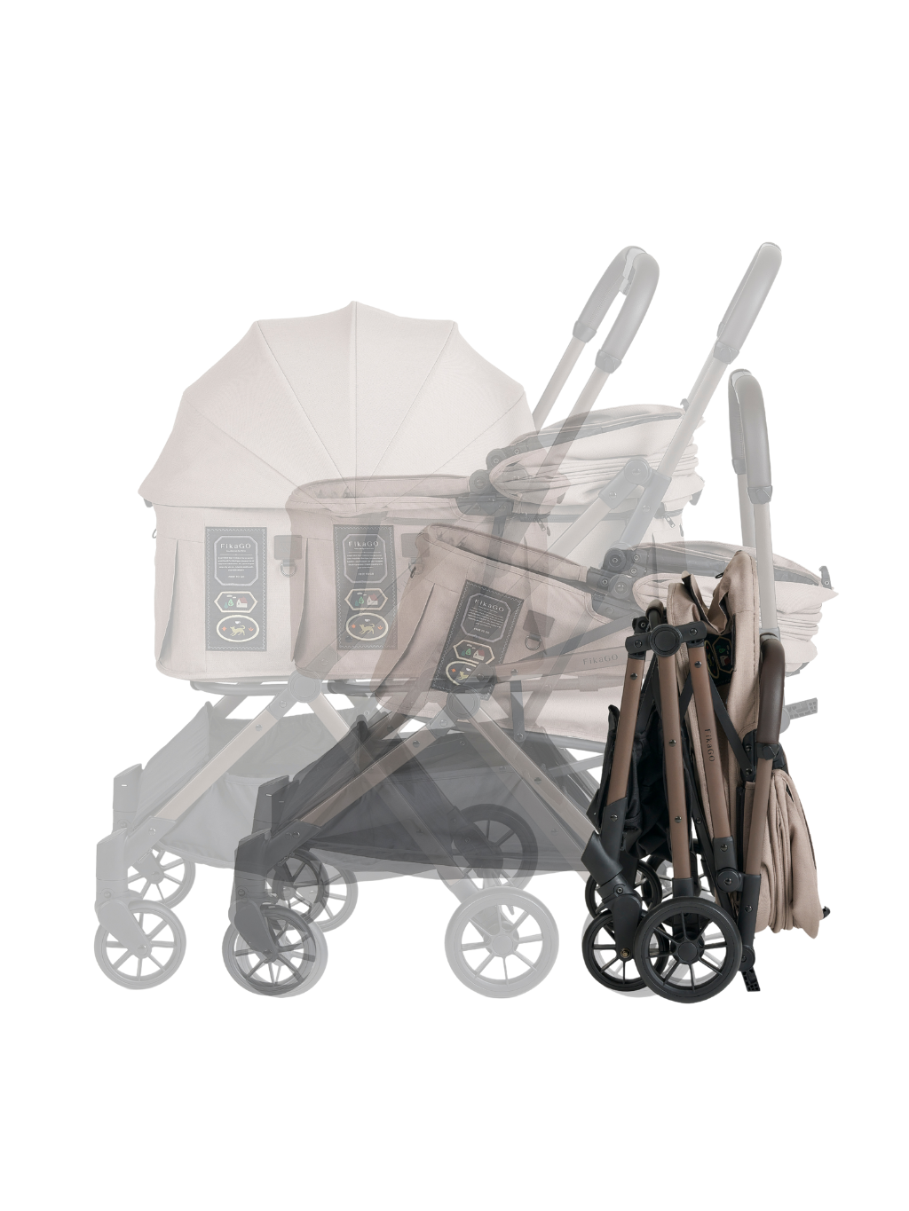 Free to Go 2.5 luxe 一秒收摺寵物手推車