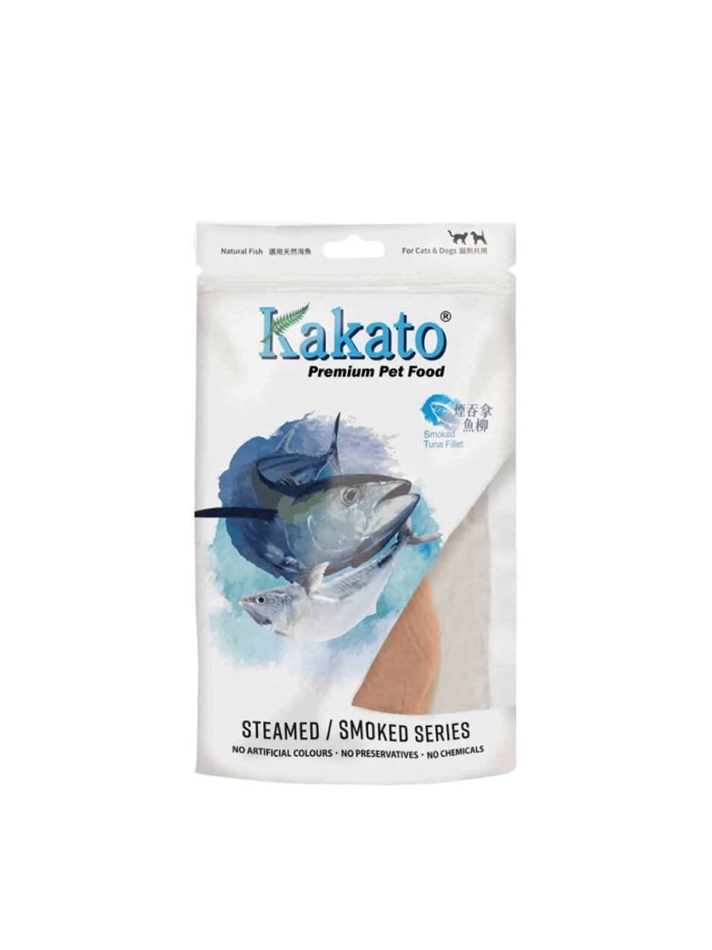 Kakato | 高級健康小食 煙吞拿魚柳 66g - RUFF & FETCH