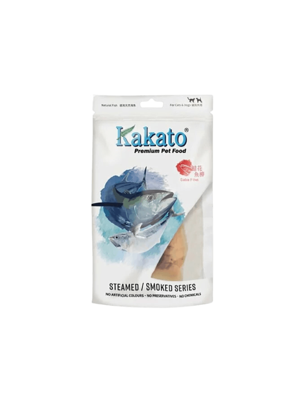 Kakato | 高級健康小食 鯖花魚柳 80g - RUFF & FETCH