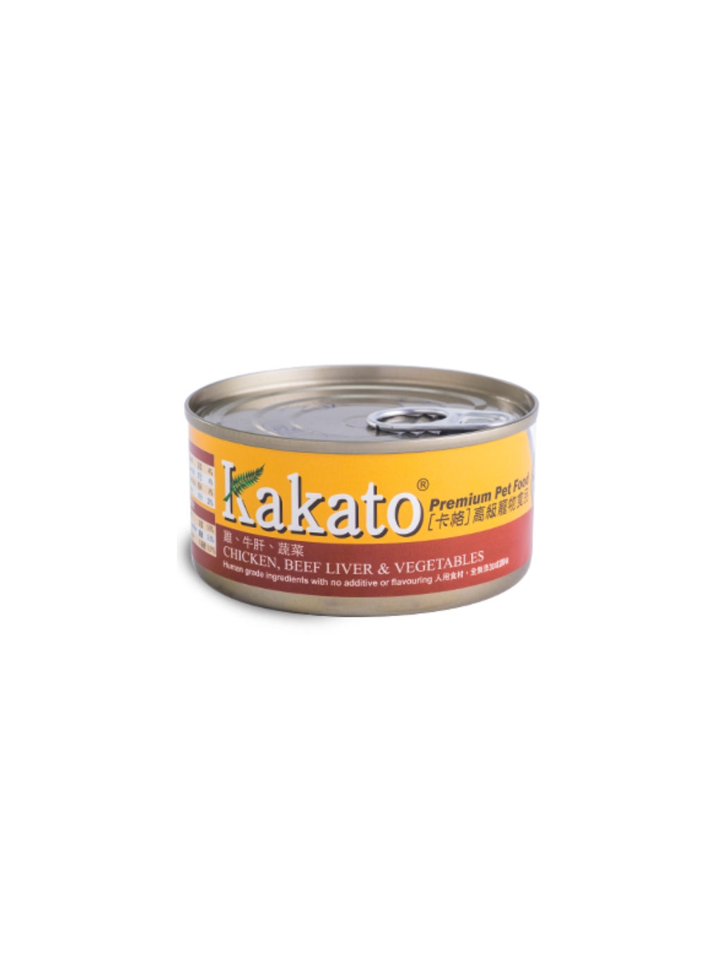 Kakato | 高級貓狗罐頭 雞、牛肝、蔬菜