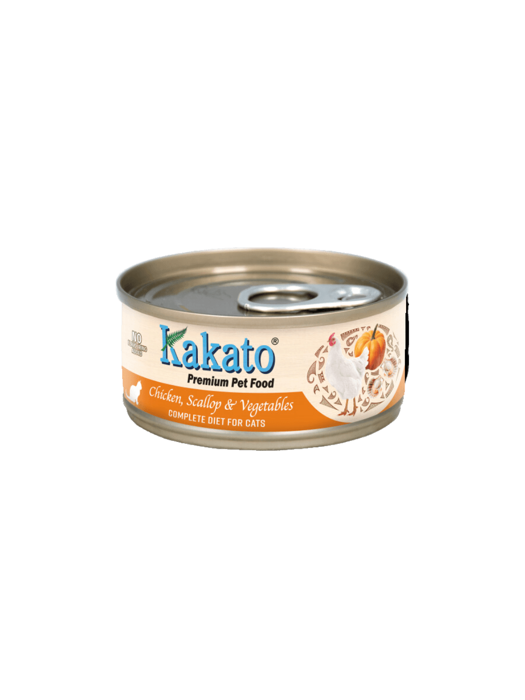 Kakato | 全營養貓罐 雞、扇貝、蔬菜 70g - RUFF & FETCH