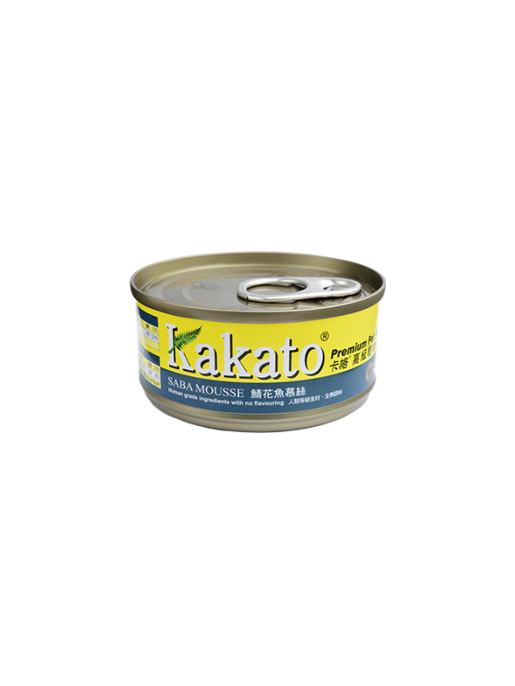 Kakato | 高級貓狗罐頭 鯖花魚幕絲 70g