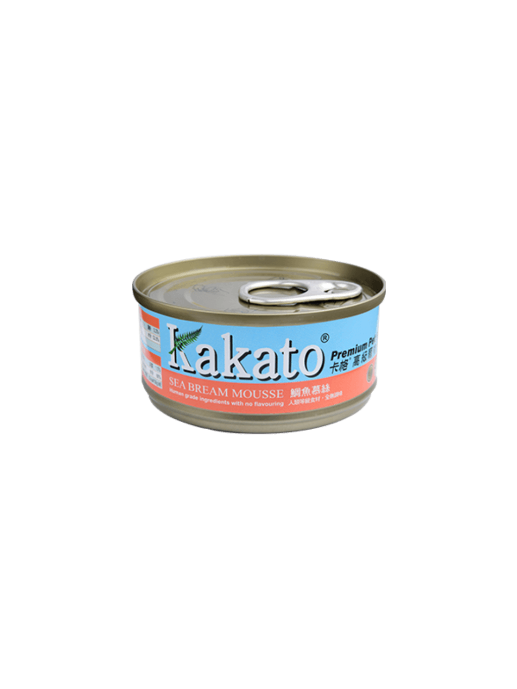 Kakato | 高級貓狗罐頭 鯛魚慕絲 70g - RUFF & FETCH