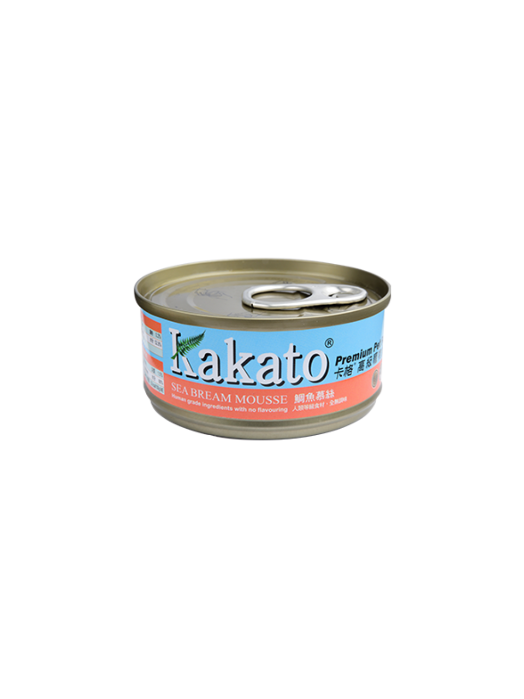 Kakato | 高級貓狗罐頭 鯛魚慕絲 70g