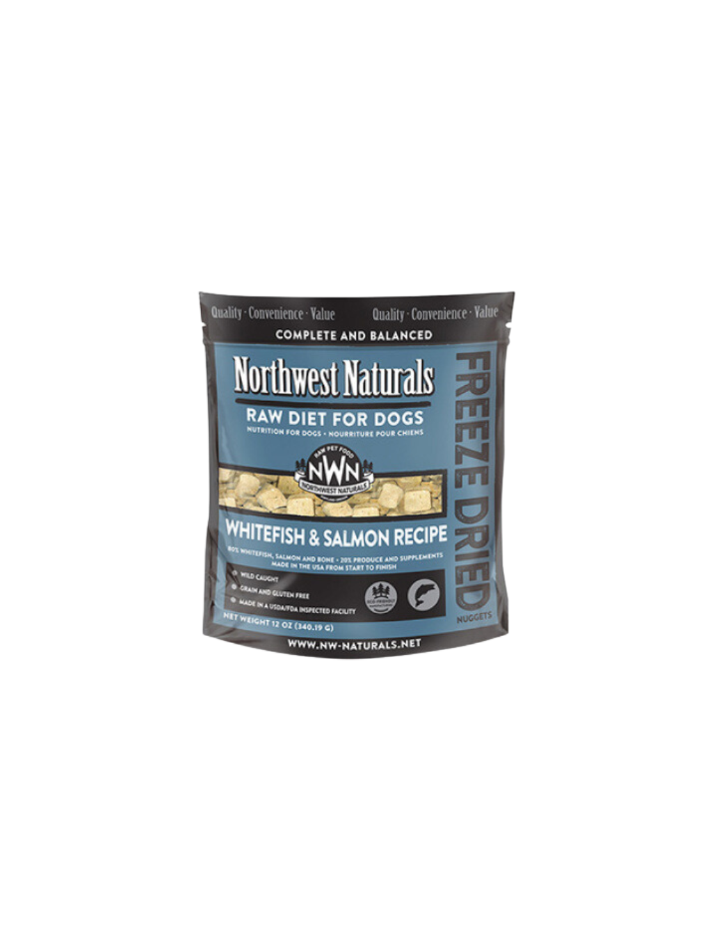 Northwest Naturals | 凍乾犬糧系列 白魚、三文魚