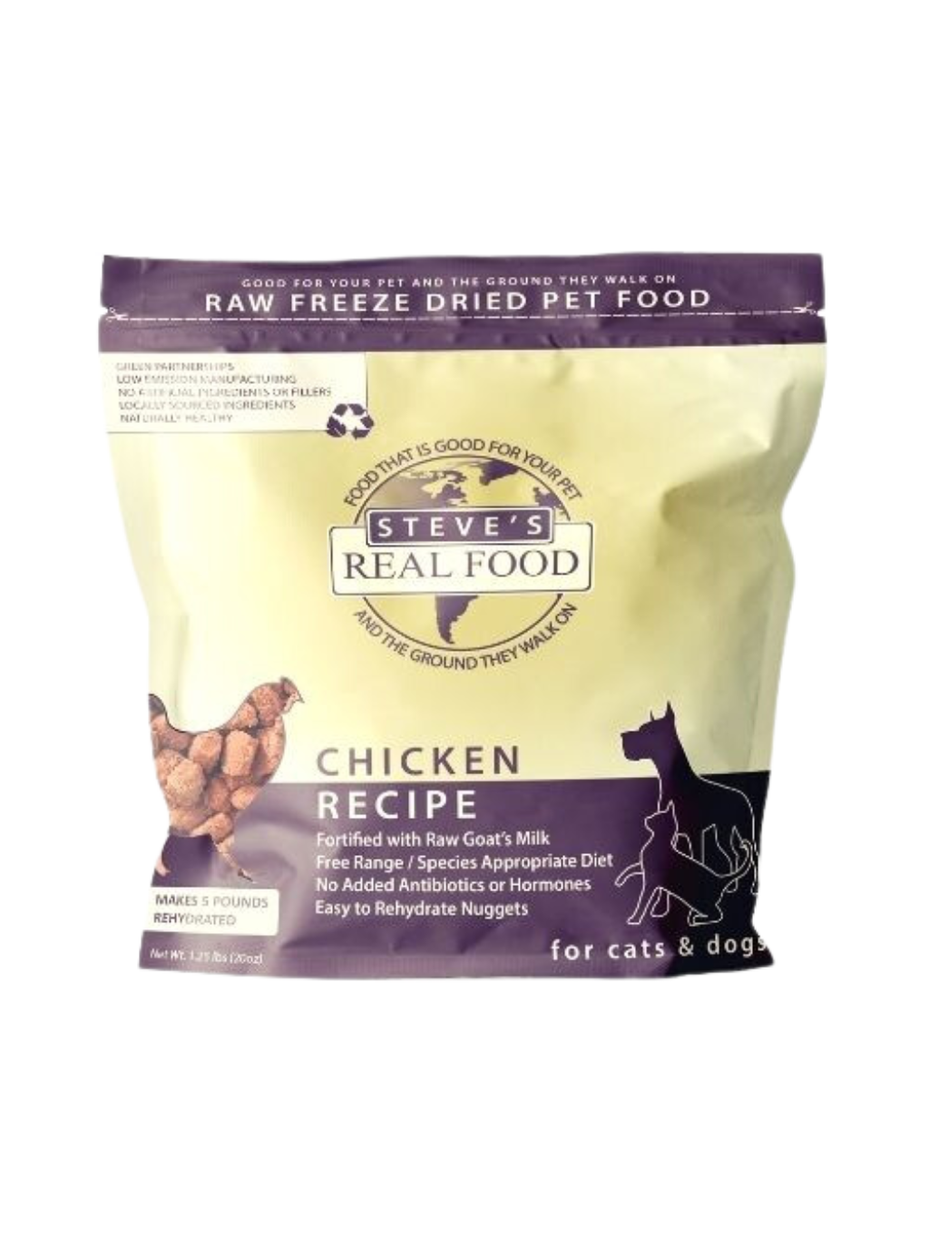 STEVE'S REAL FOOD | 貓狗凍乾糧 雞肉配方