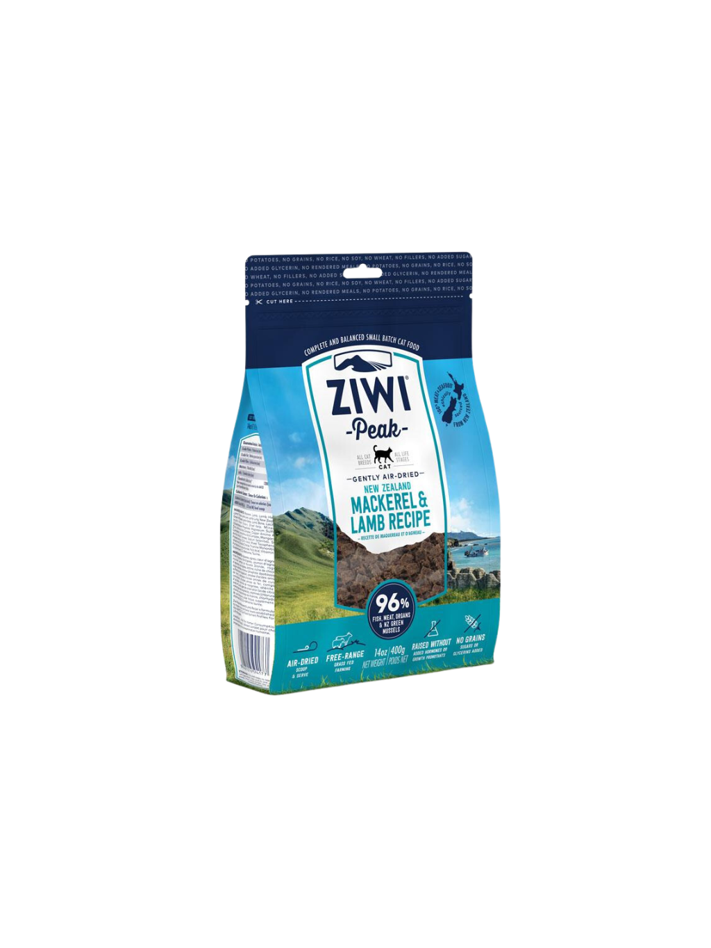 ZIWI Peak | 風乾脫水貓糧 鯖魚和羊肉配方