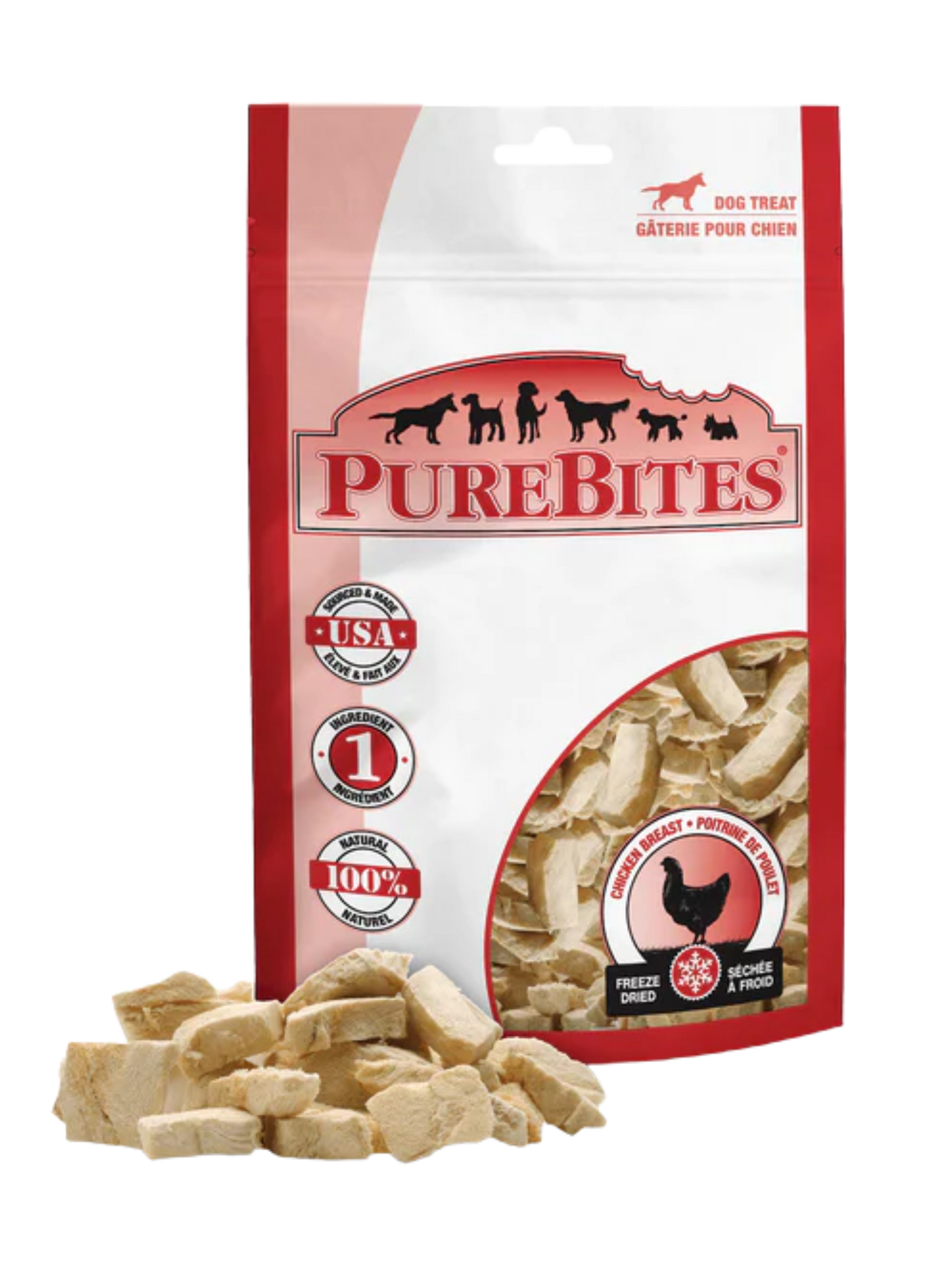 PureBites | 凍乾雞胸肉小食（175g）- 增量裝