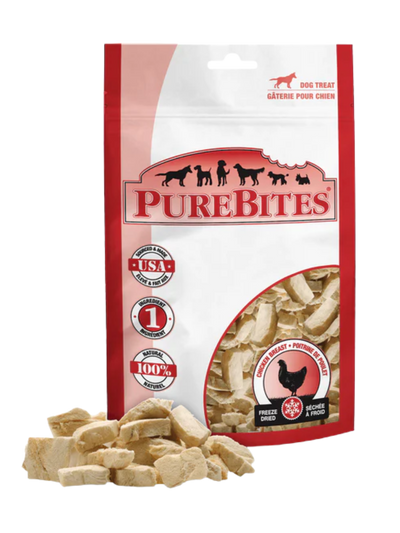 PureBites | 凍乾雞胸肉小食（175g）- 增量裝