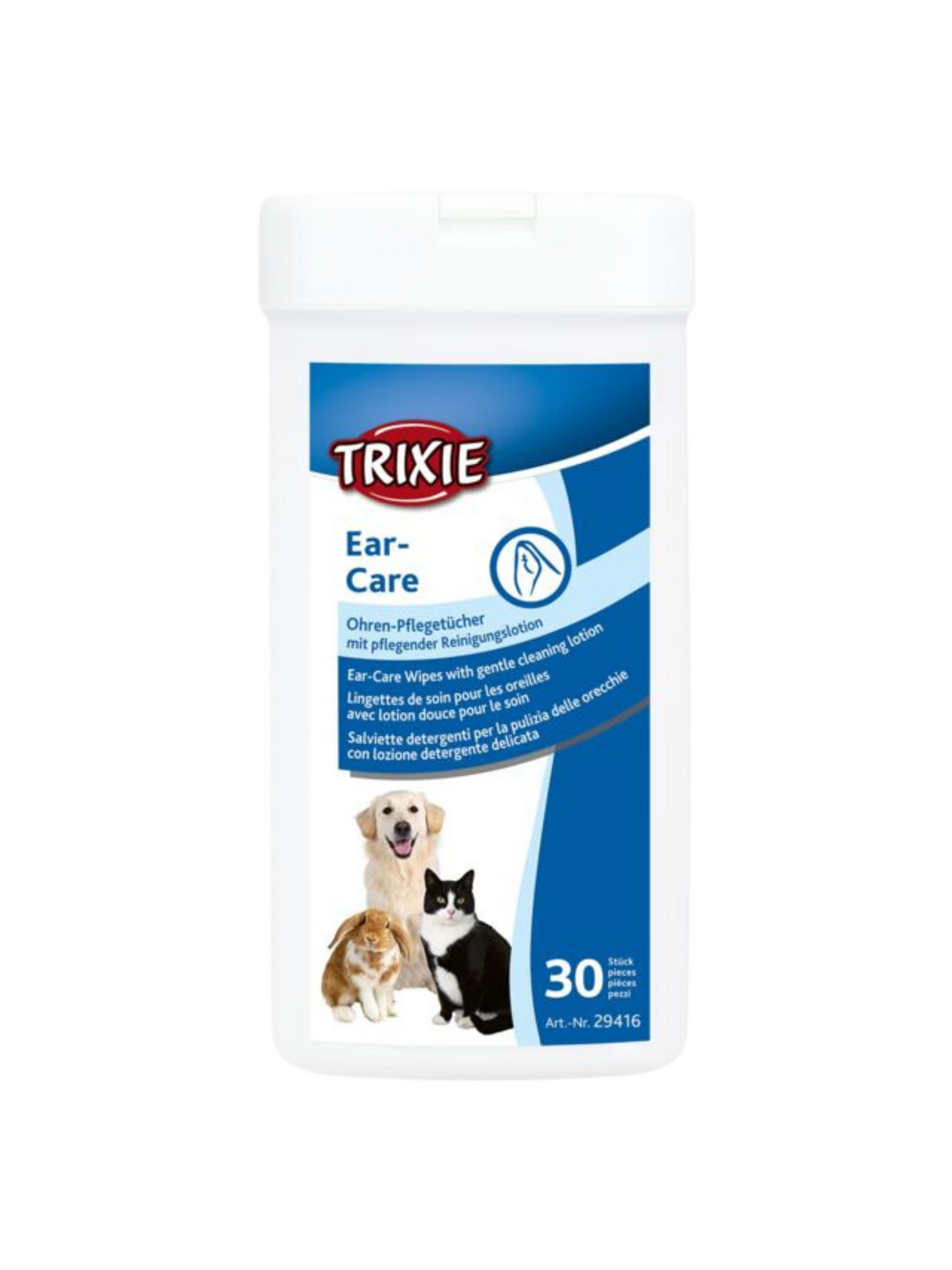 Trixie | 寵物耳朵清潔濕紙巾（30片）