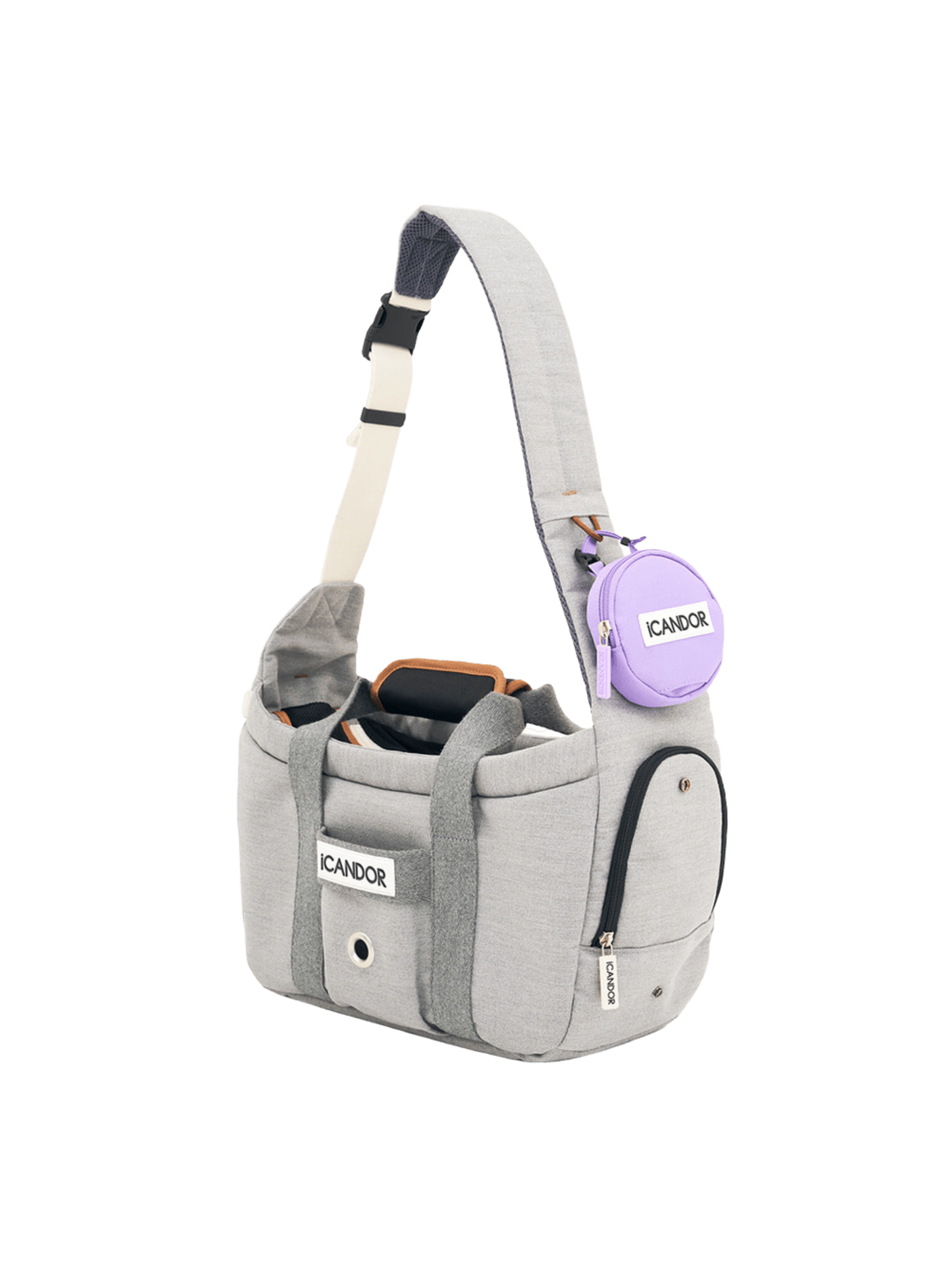 iCandor | 寵物斜背包 Peek-a-boo bag ( 預售4月底 ) - RUFF & FETCH