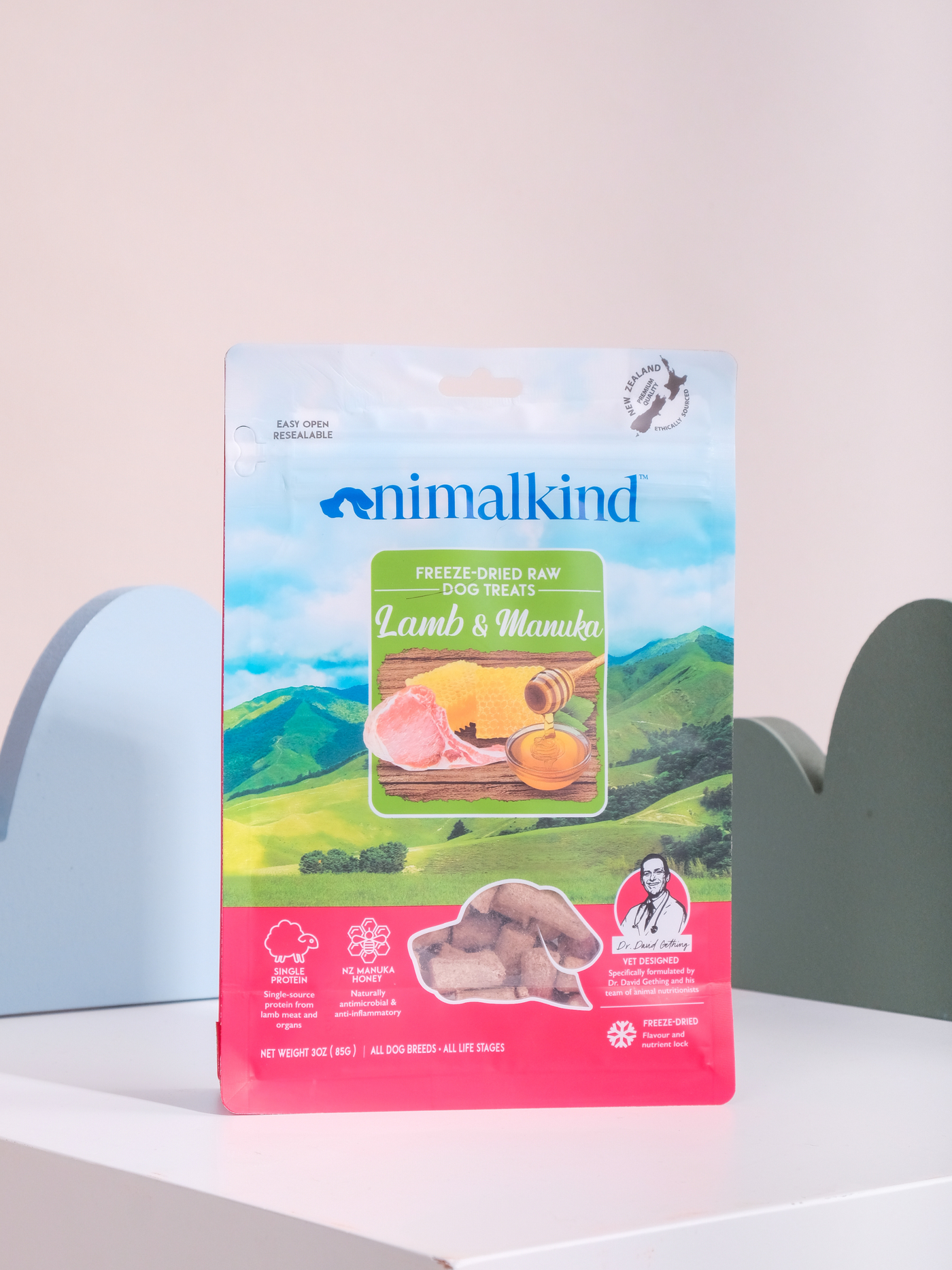 Animalkind | 凍乾生肉狗零食 - 羊肉和麥蘆卡蜂蜜 85g